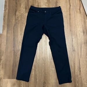 Navy Lululemon ABC Classic Fit Trousers
